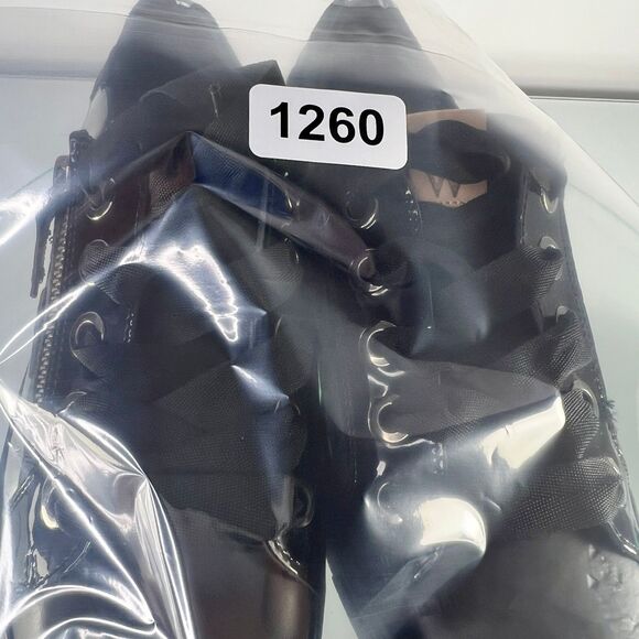 Ron White Fashion Sneaker Black Blue Pointed Toe Camouflage - Picture 9 of 9